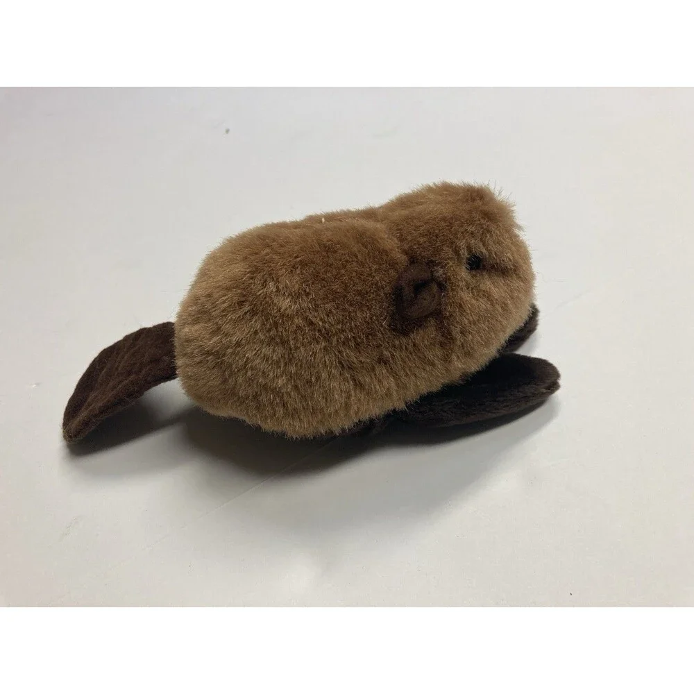 Mary Meyer Vintage 1994 Platypus Mini Beanbag Plush Stuffed Animal Brown